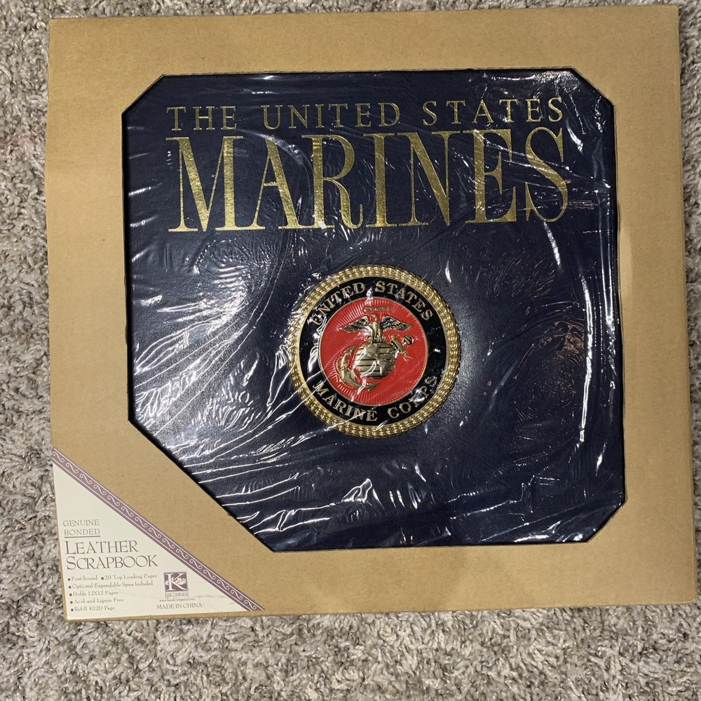 Vintage 2003 NEW The United States Marines Scrapbook