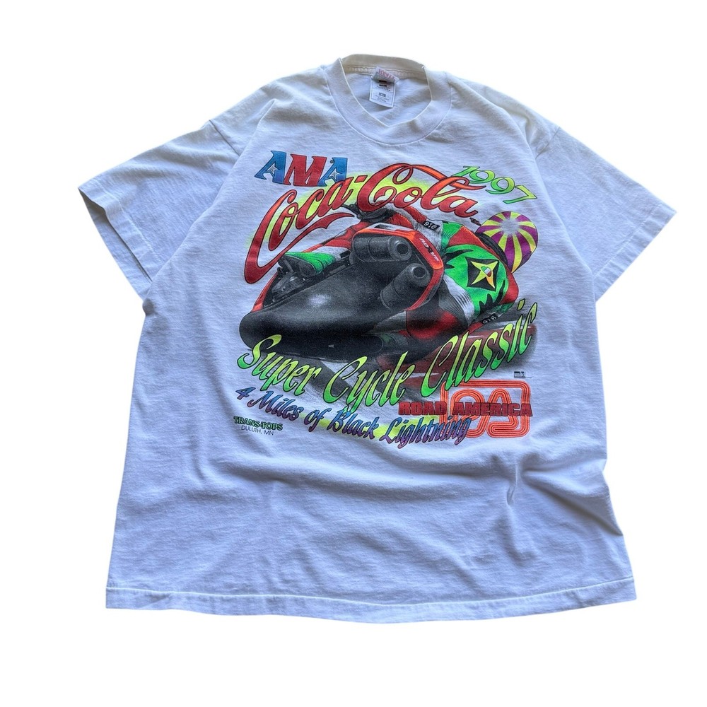Vintage 90’s AMA Super Cycle Classics Moto Tee XL