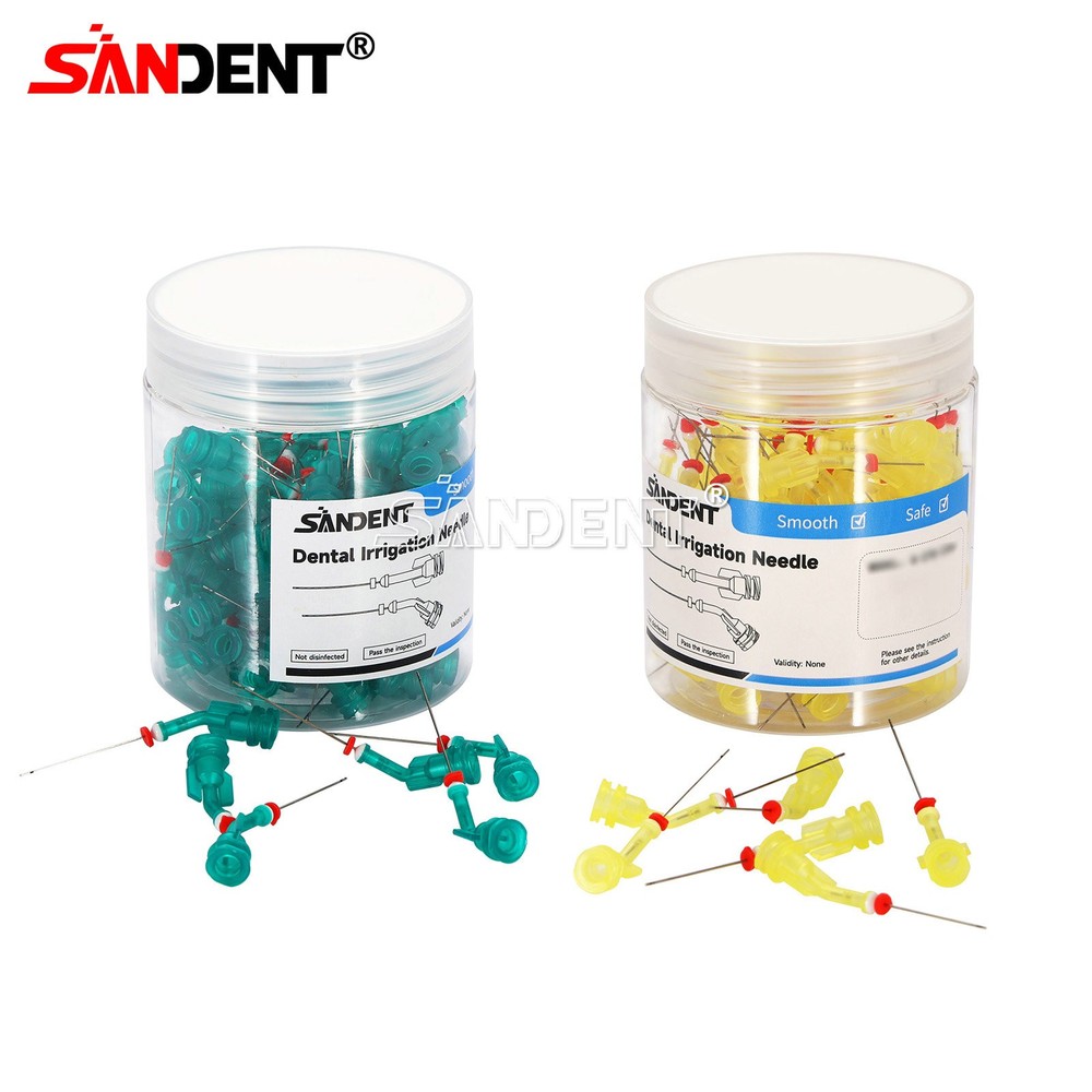 Dental Endo Irrigation Tips Disposable Root Canal Rinsing Tip Syringe Tip 100pcs