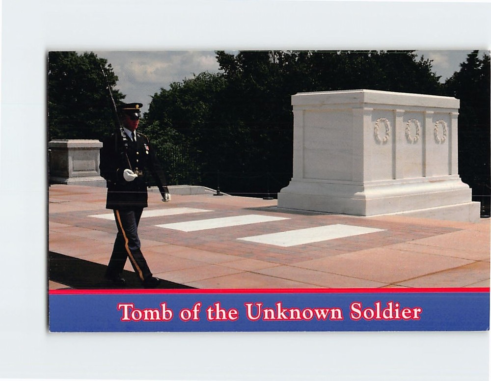 Postcard Tomb of the Unknown Soldier Arlington National Cemetery Virginia USA