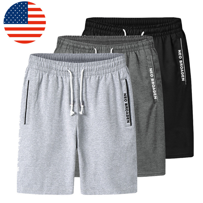 Men's Casual Shorts Outdoor Pants Sports Workout Fitness Summer Beach Hiking  Ⓡ