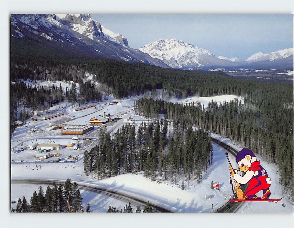Postcard The Canmore Nordic Centre 1988 Olympic Winter Games Alberta Canada