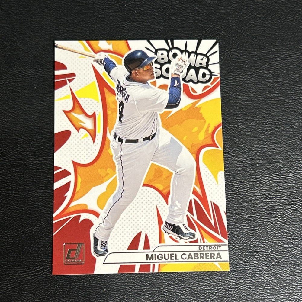 Miguel Cabrera 2026 Donruss Baseball Bomb Squad Detroit Tigers #5