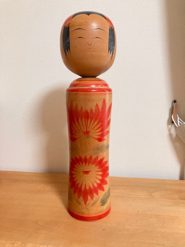Naruko Kokeshi by Hideo Kita 40cm Traditional Japanese Wooden Doll New