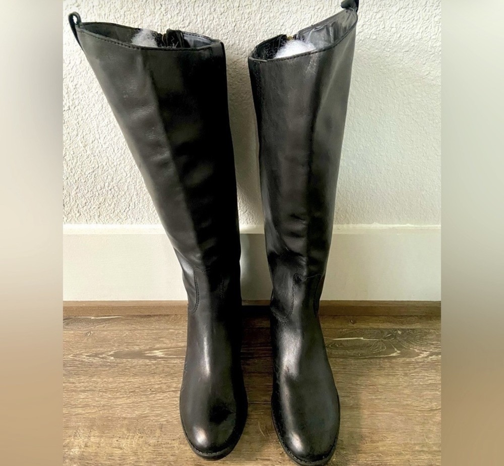 Sam Edelman Womens Penny2 Black Riding Boots Size 4M