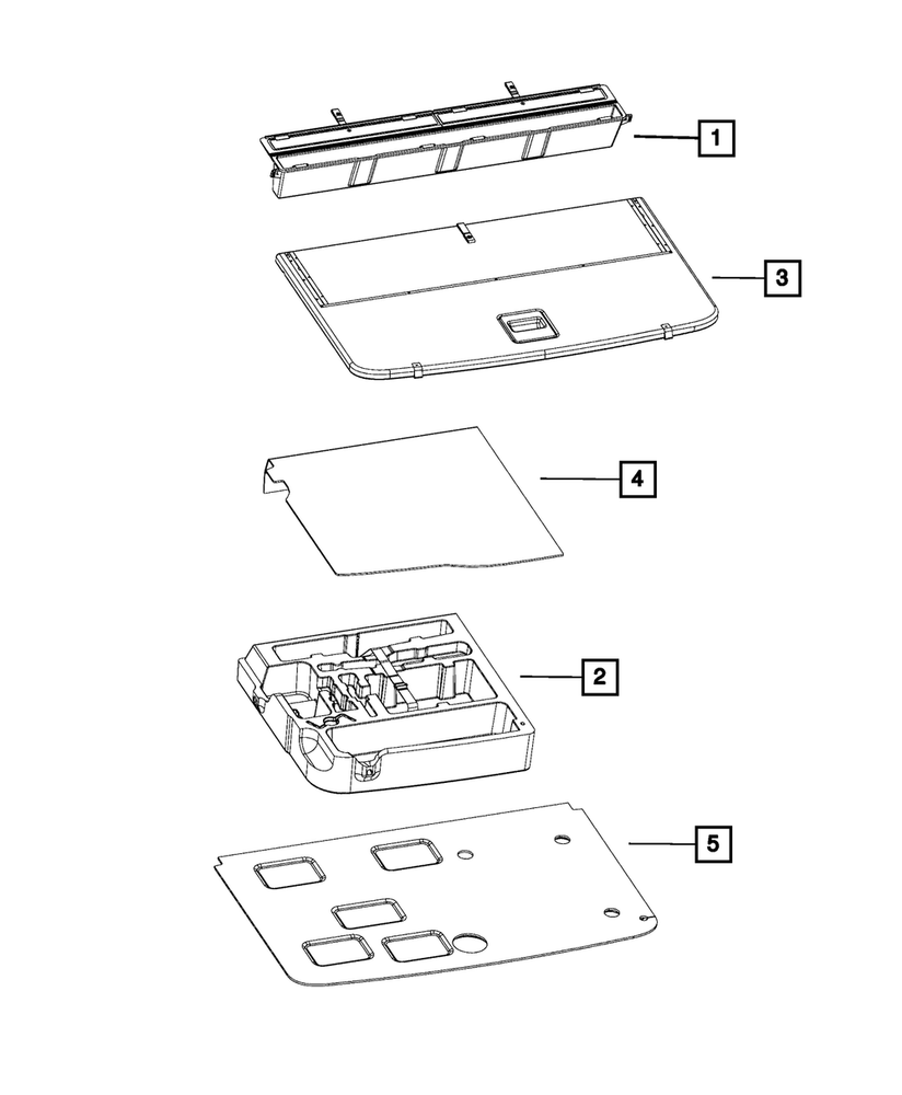 Genuine Mopar Mat-Interior Floor 5ND83JXWAA
