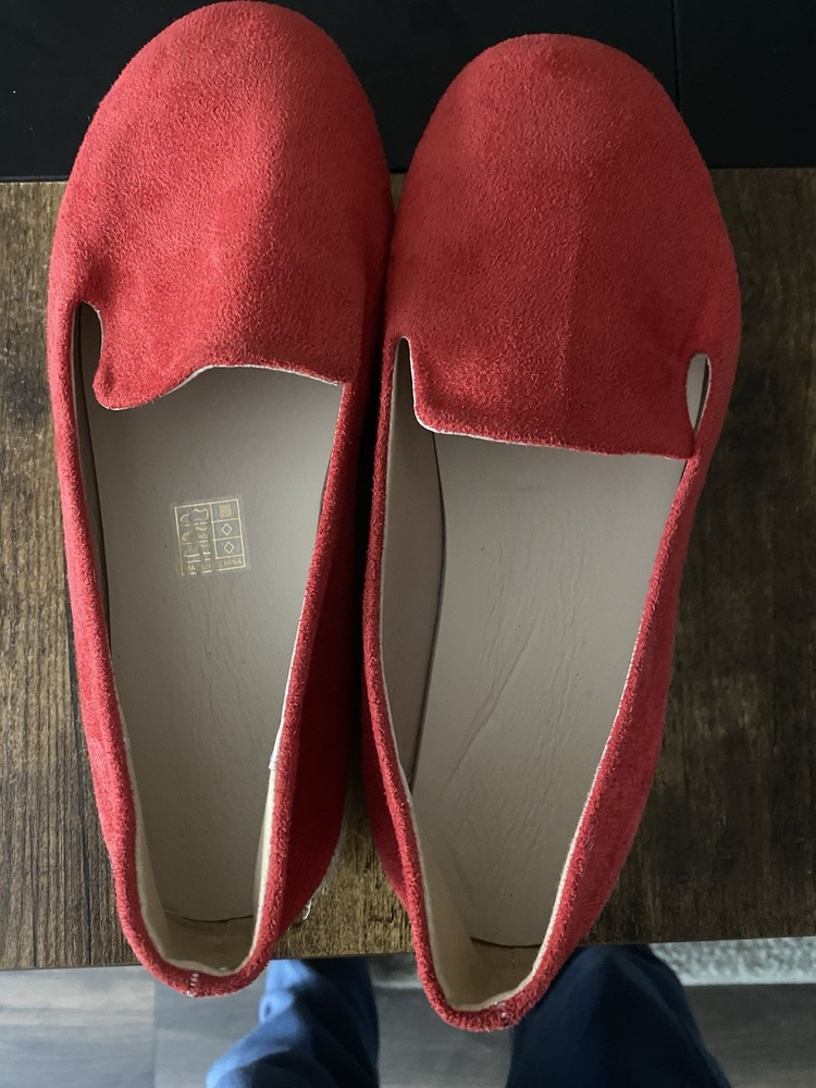 Women’s Slip On Shoe Red Size 9 Hardly Used