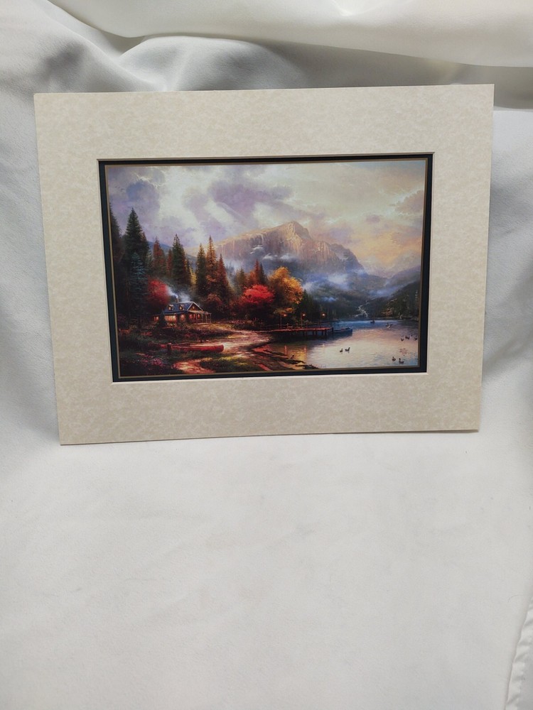 End of a Perfect Day Print III by Thomas Kinkade in 11 x14 Matte