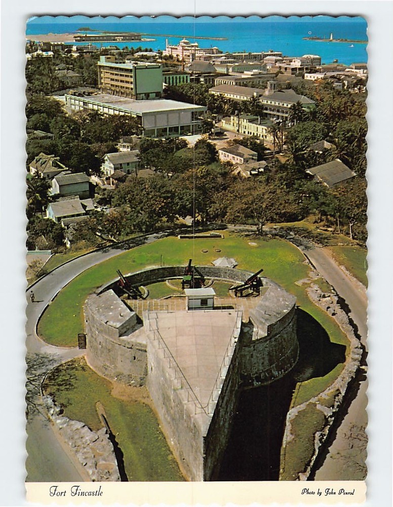 Postcard Fort Fincastle Nassau Bahamas