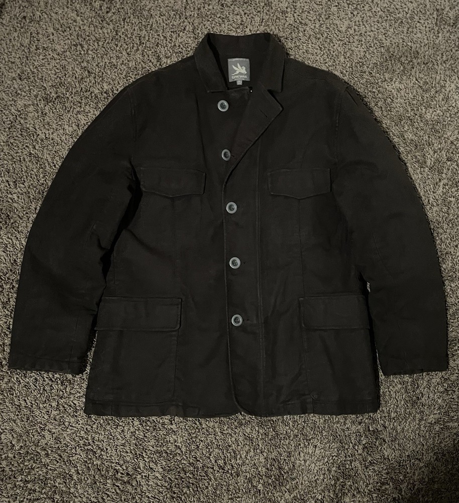 I. Spiewak & Sons Vintage Mens Cotton Jacket Zip/Buttons Size XL Insulated Coat