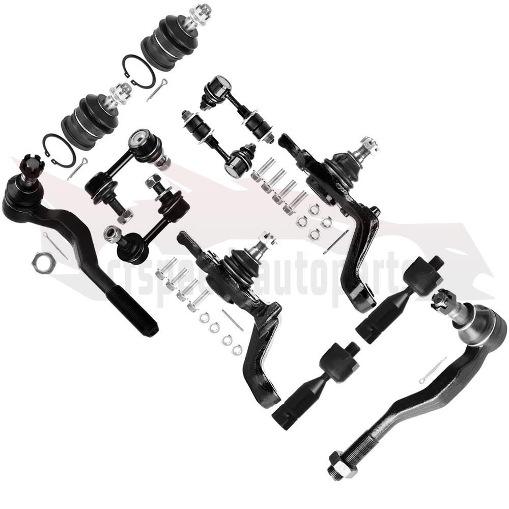 12pcs Front Ball Joint & Tie Rod End Kit for 2001-2004 Toyota Tacoma