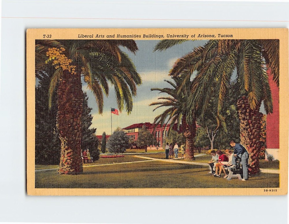 Postcard Liberal Arts & Humanities Building University of Arizona Tucson Arizona