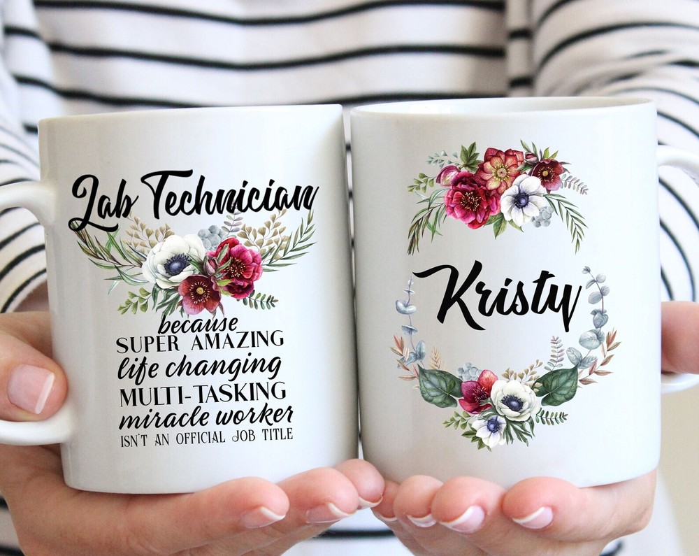 Personalized Lab Technician Gift For Women L Retirement Thank You Appreciation