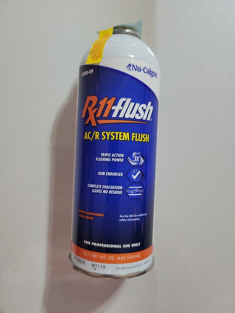Nu-Calgon R11-Flush 4300-09 Air Conditioning & Refrigeration System 15.7 oz 445g