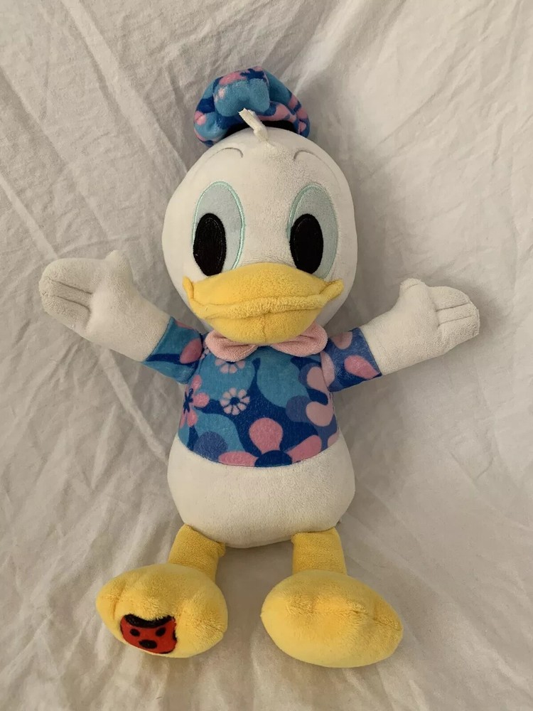 DISNEY Nature Lover Donald Duck 10” Soft Stuffed Toy Plush Excellent Cond. RARE