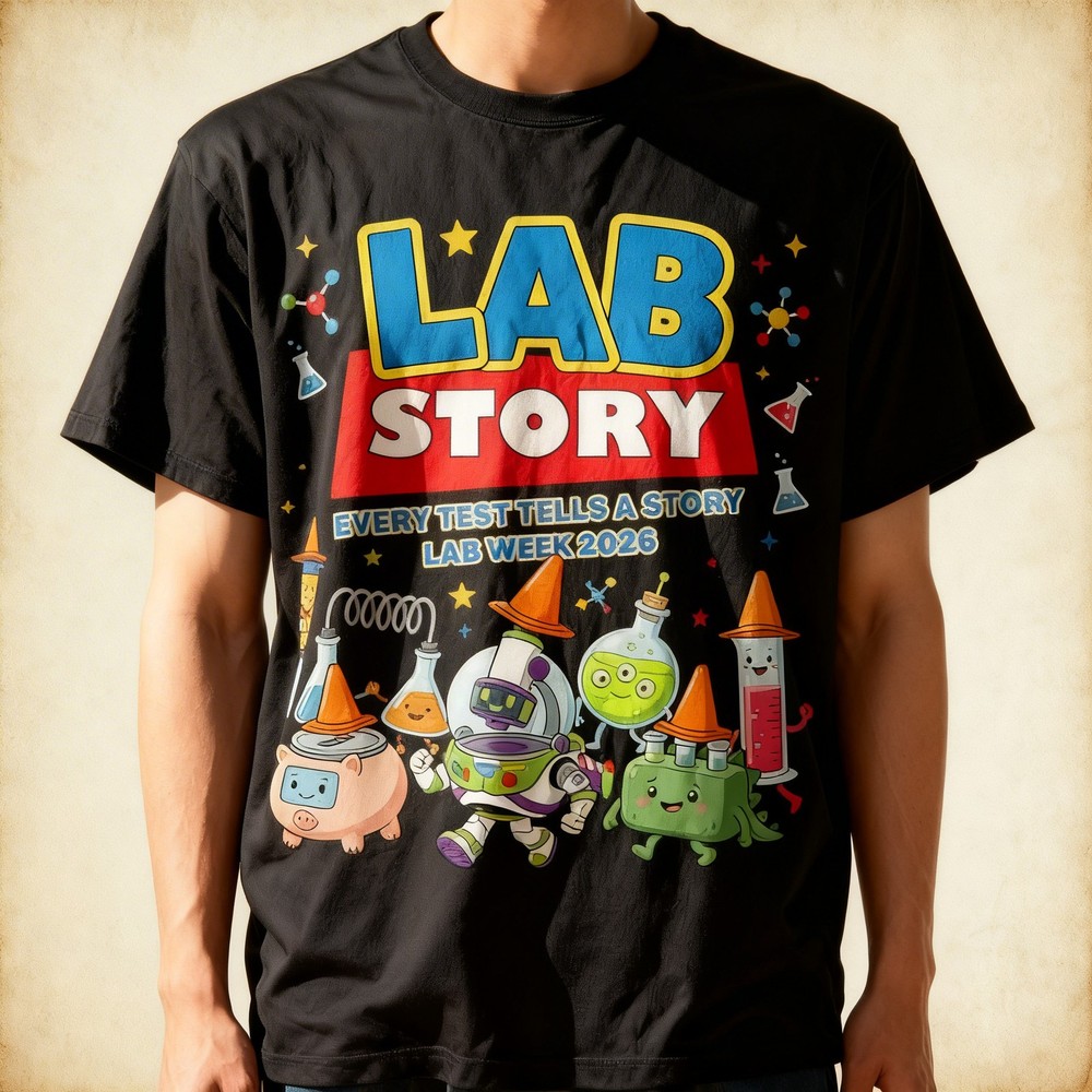 Lab Story Lab Week 2026 Medical Laboratory Technician Team T-Shirt