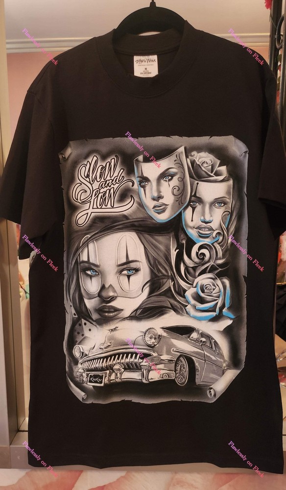 Slow Low Vintage Style Graphic Tee for Men