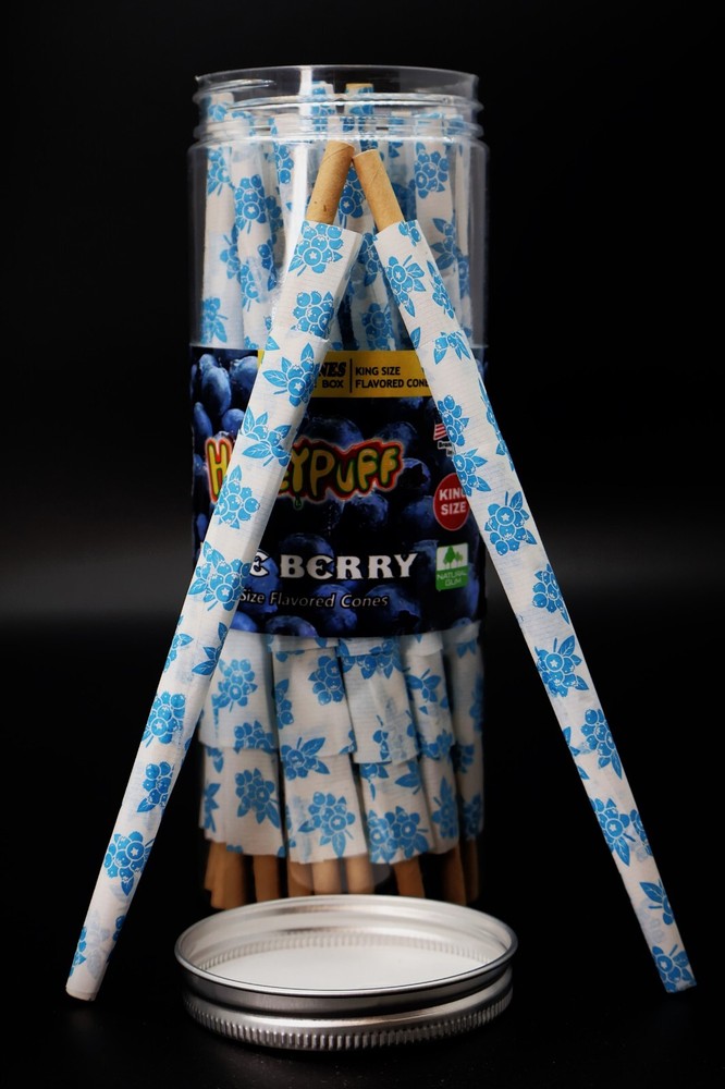 BlueBerry! Classic King Size(72 Cones)-Flavored Pre Rolled Cones With Tips