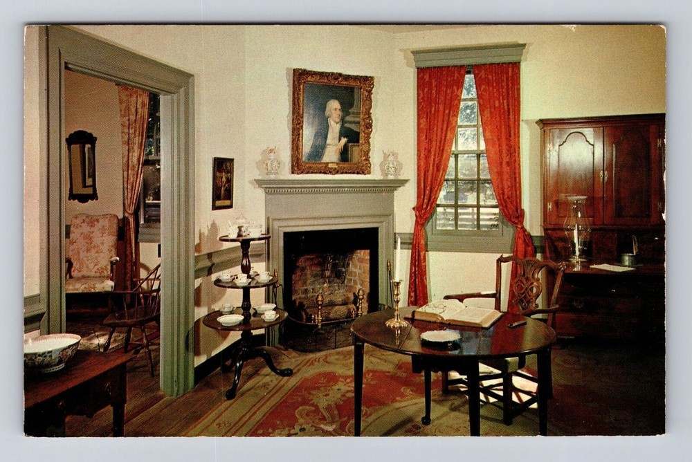Colonial National Historical Park, Restored Moore House, Vintage Postcard