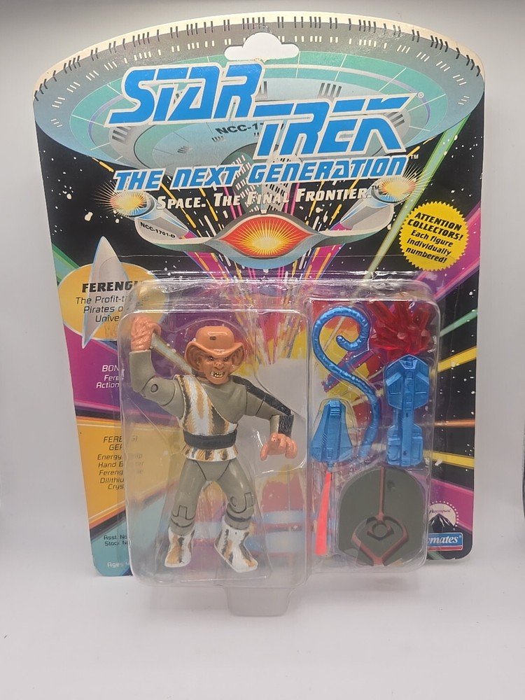 Star Trek The Next Generation Ferengi 1992 TNG action figure by Playmates - worn