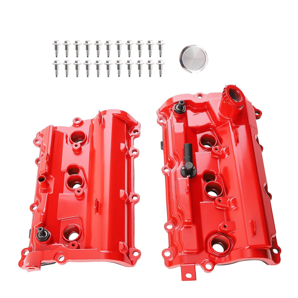 Aluminum Valve Covers Cap Set for Infiniti G37 2008-2013 M37 11-13 3.7L VQ37VHR