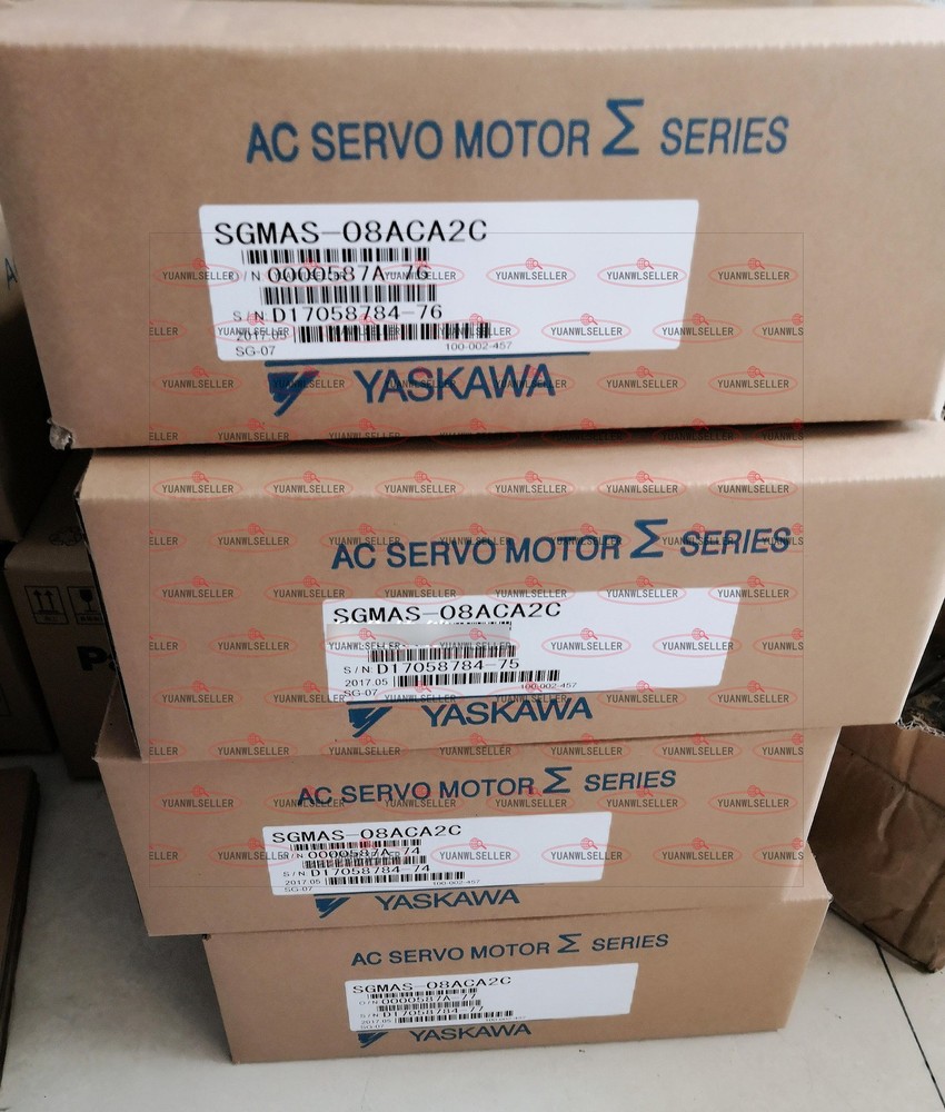 1PCS NEW Yaskawa Servo Motor SGMAS-08ACA2C