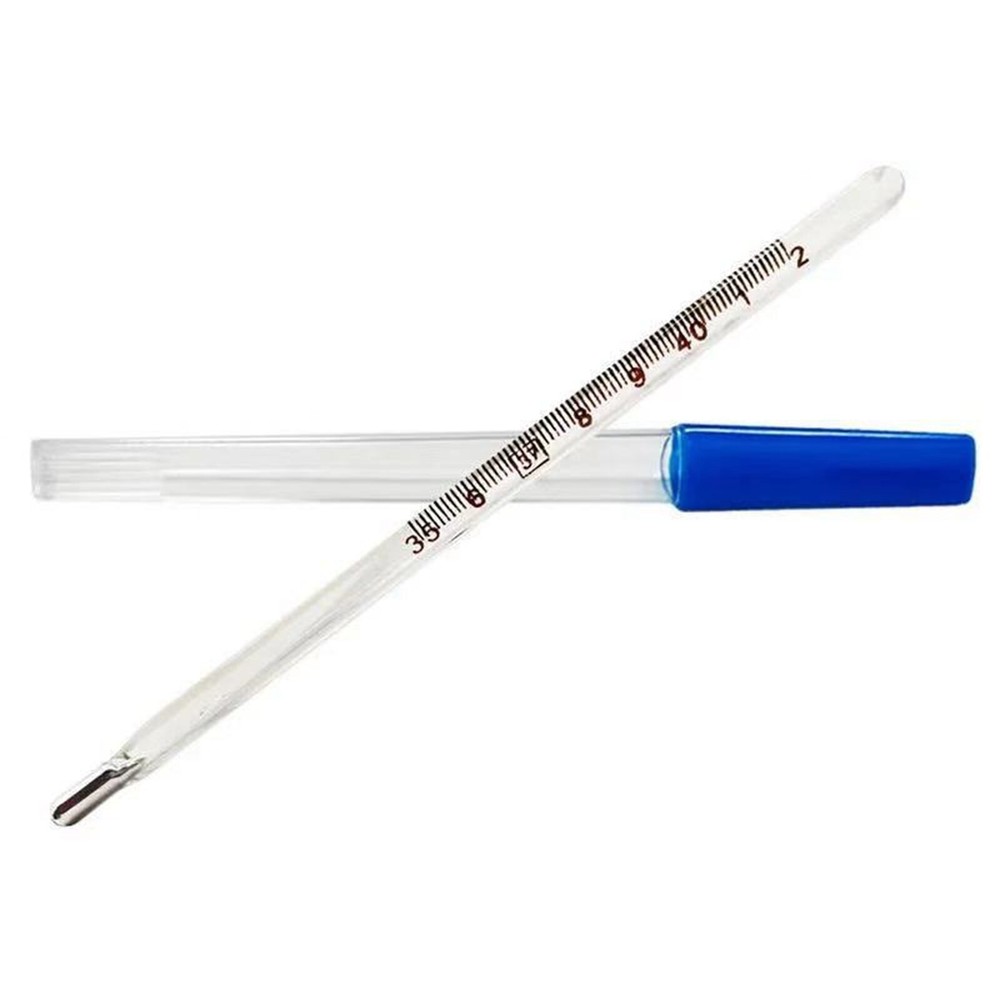 For Home Use Oral & Axillary Adult Kids Triangle Glass Body Thermomete 1ML