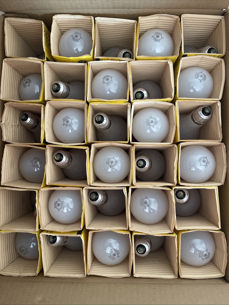 Bulb, Rough Service, New Vintage GE 150W, 2065 Lumen, Price For (50) 10XTRA Bulb