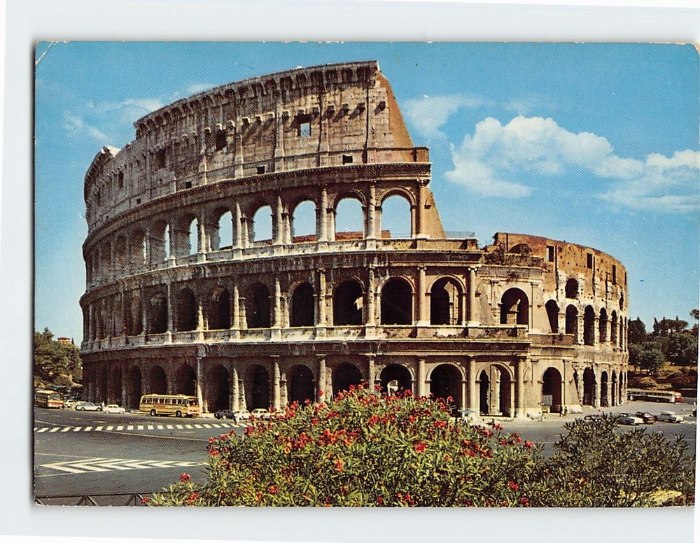 Postcard The Colosseum Rome Italy