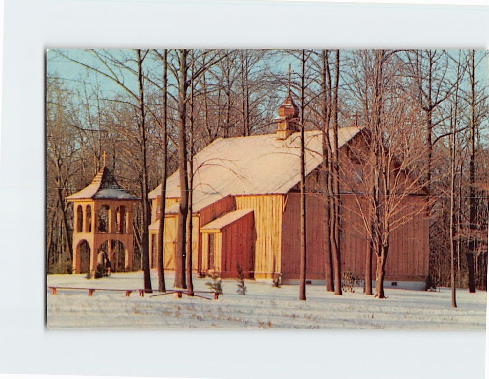 Postcard Barn Chapel National Shrine of Our Lady of Czestochowa Doylestown PA