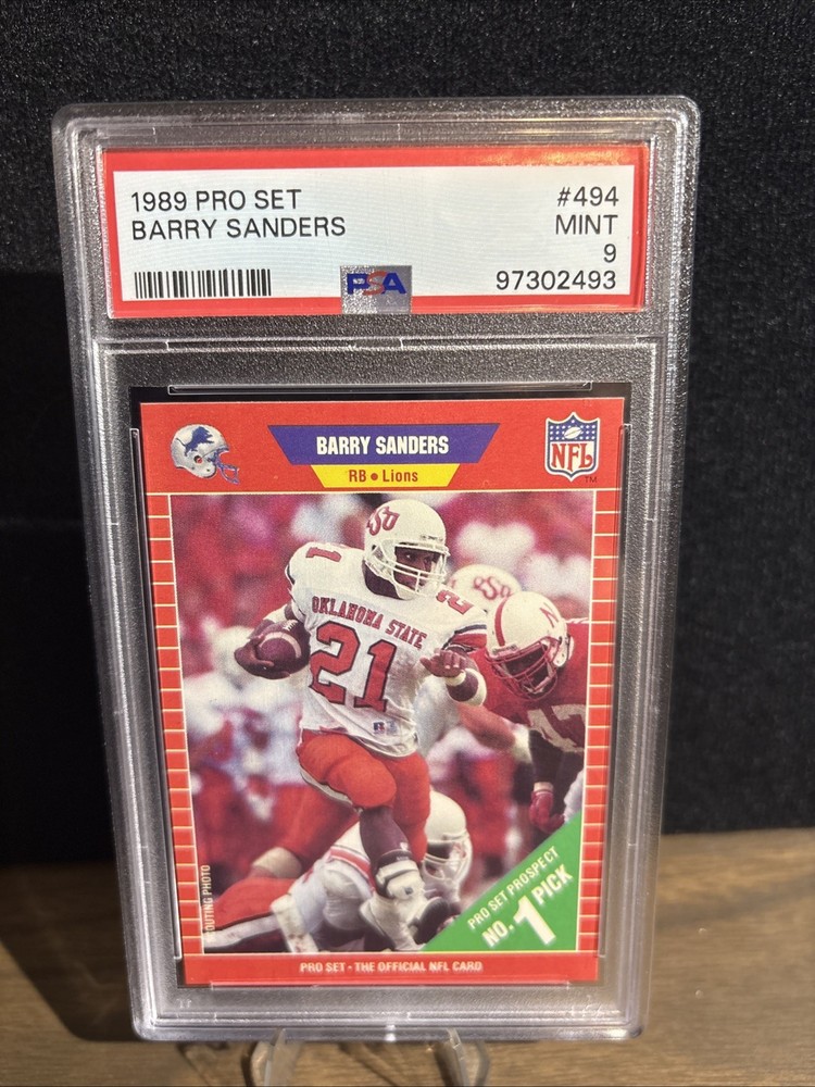 1989 Pro Set - Barry Sanders #494 (RC)