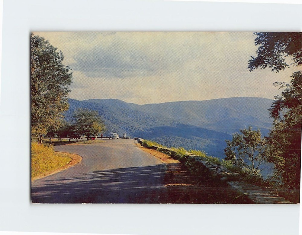 Postcard Hughes River Gap Overlook Shenandoah National Park Skyline Drive VA