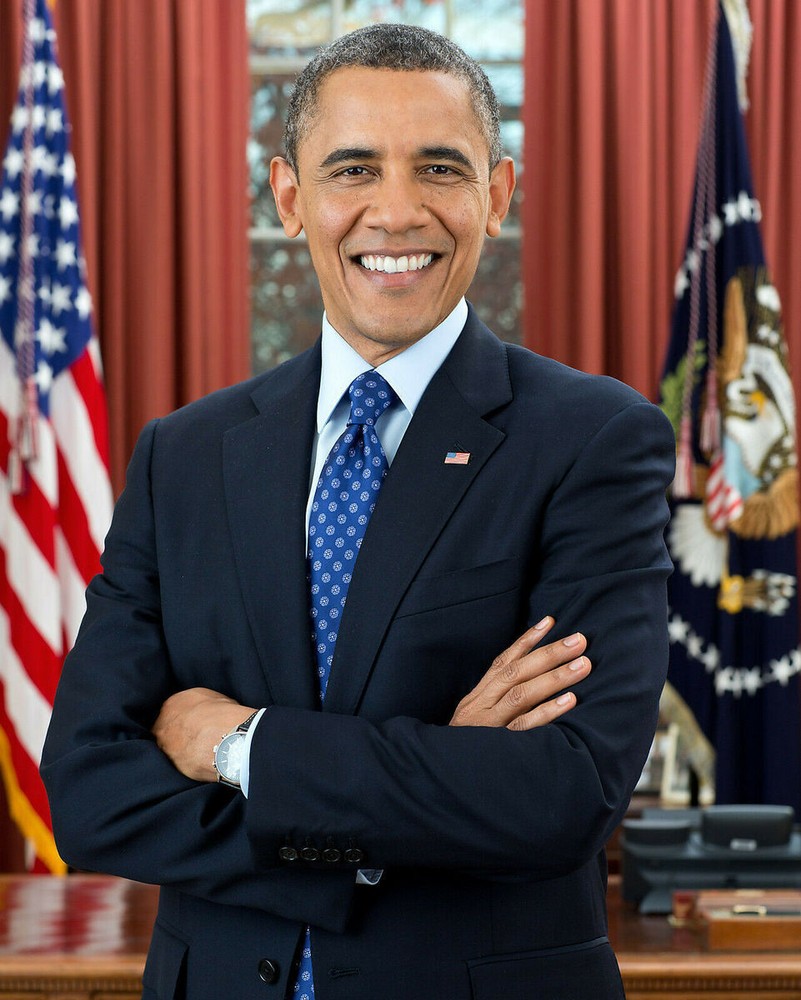Barack Obama President Smiling In Suit 8x10 Picture Celebrity Print
