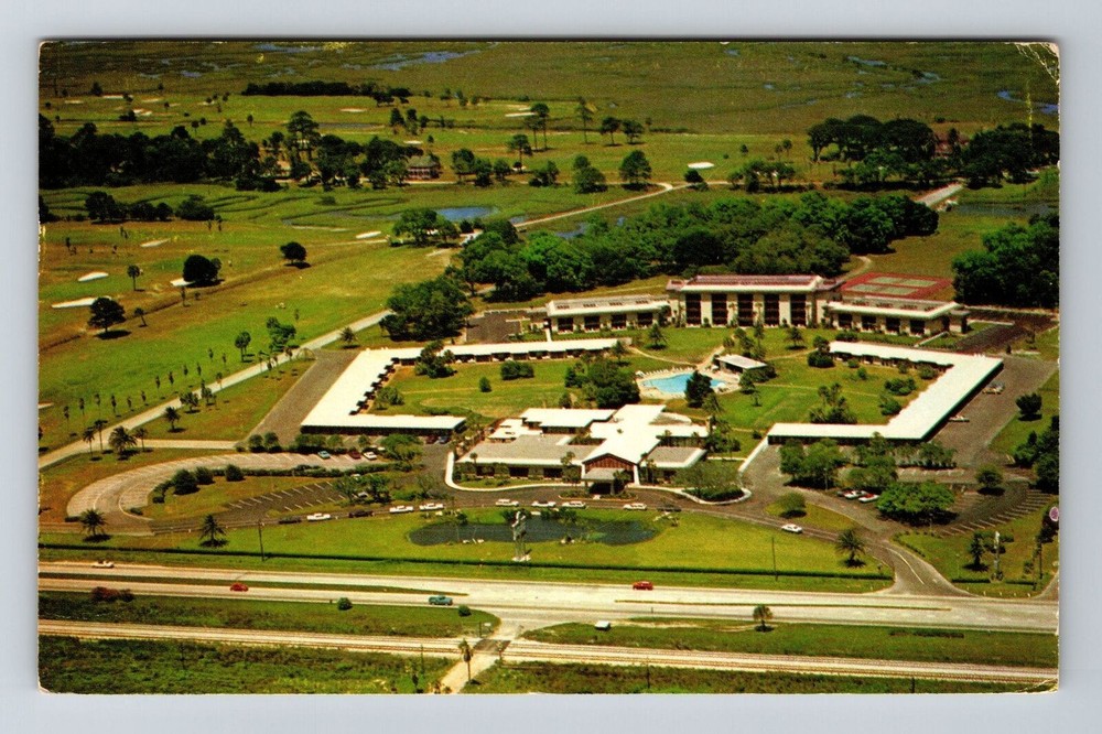 St Augustine FL-Florida, Ponce de Leon Country Club, Vintage Postcard