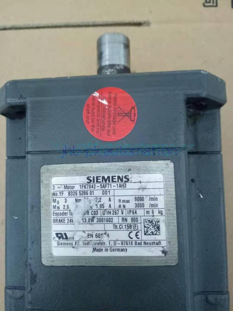 ONE USED SIEMENS Servo Motor 1FK7042-5AF71-1AH3