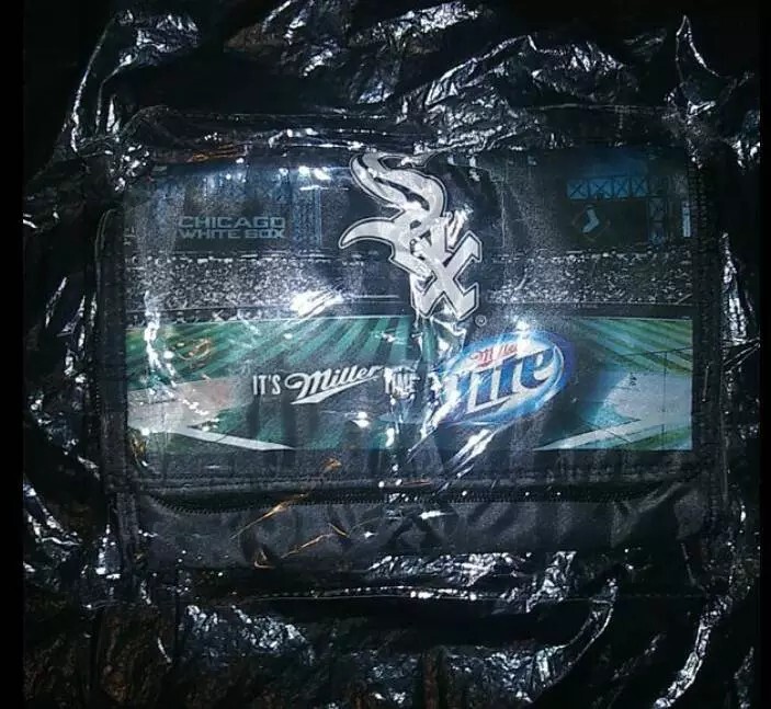 Chicago White Sox Baseball New Miller 2012 Sga 6 pack Lunch Portable Cooler Bag