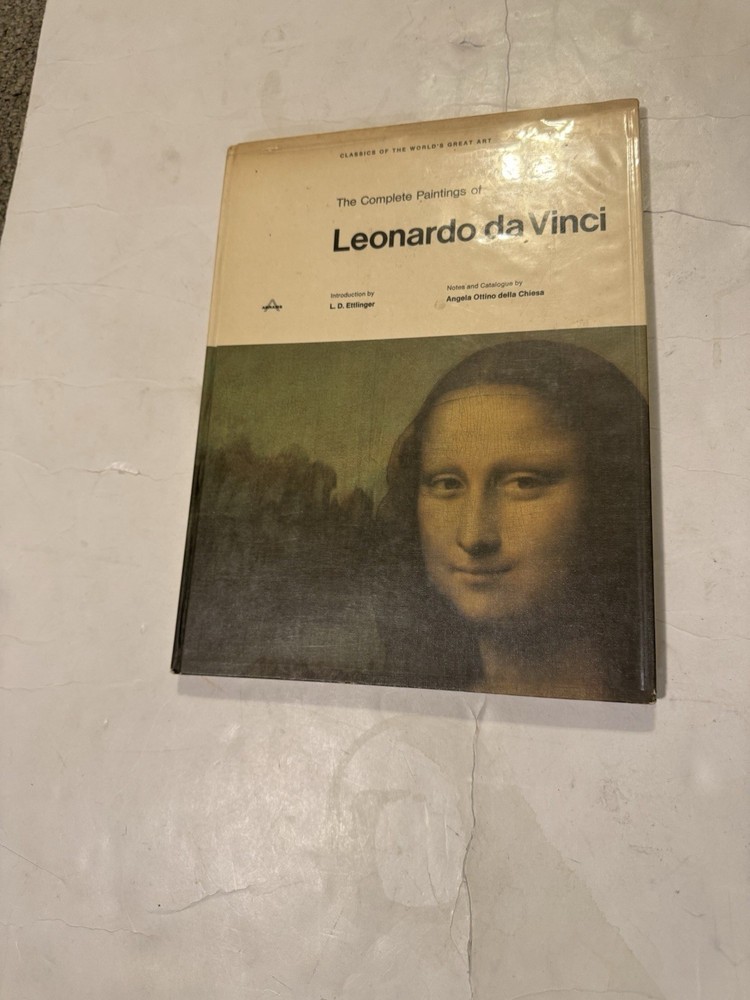 The Complete Paintings Of Leonardo Da Vinci Book L.D. Ettlinger Vintage