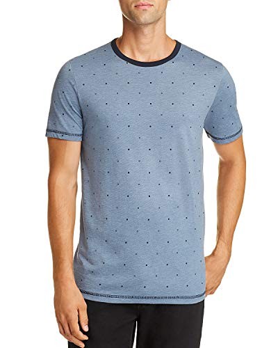 Jack & Jones NWT Men's Hex Dotted Print Slim Tee T-Shirt TOP Blue Size 2XL