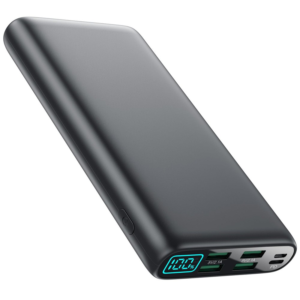 Portable Charger 38800mAh,LCD Display Power Bank,5 USB Outputs Battery Pack B...