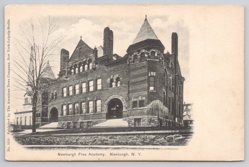 Newburgh Free Academy New York Early 1900s Divided Back Postcard