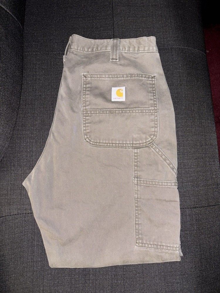Carhartt Carpenter Pants 36x30 Relaxed Fit BROWN Perfect