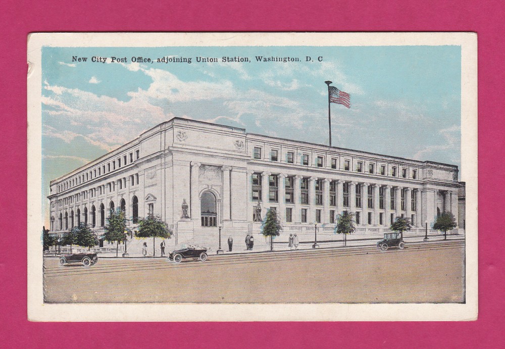 Washington, D.c. - New City Post Office, Adjoining Union Station Postcard 458