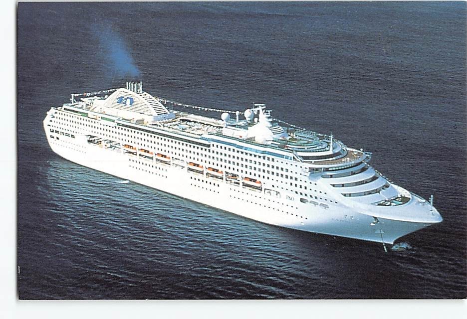 Postcard Princess Cruises Sun Princess Ship