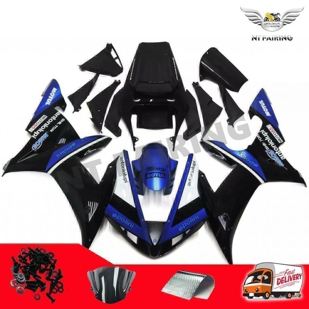 NTUH Fit for Yamaha R1 YZF 2002-2003 Black Injection Mold Fairing Plastics