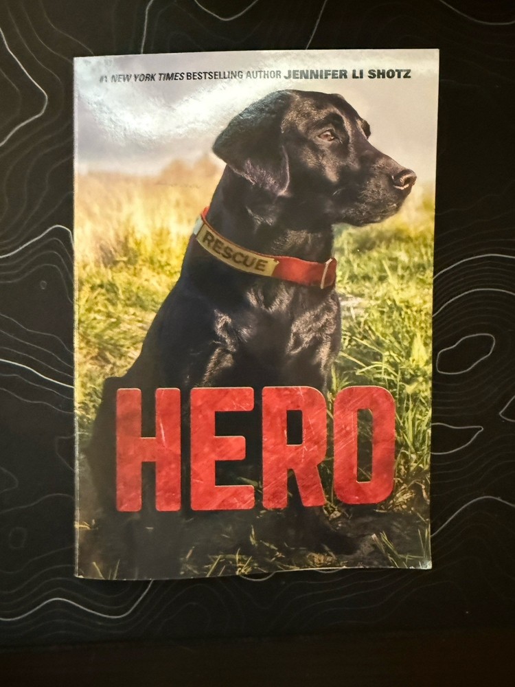 Hero by Jennifer Li Shotz Scholastic Paperback Ages 9-12 Dogs Juvenile Fiction