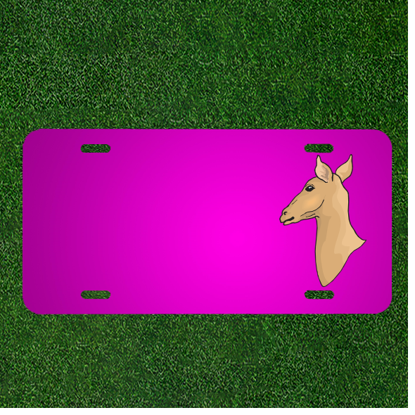 Custom Personalized Car License Plate With Add Names To Head Deer Wild Forest