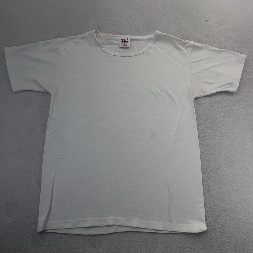 Vintage 90s Anvil T Shirt Size S Single Stitch Blank Art Women’s USA
