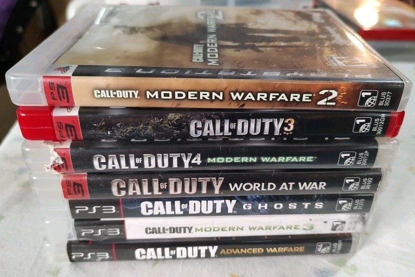 Call of Duty Games Lot of 7 Bundle PlayStation 3 PS3 Ghosts Modern Warfare