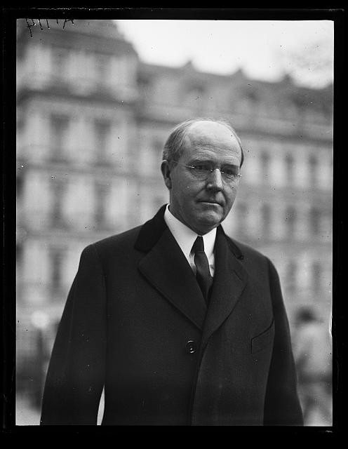 Washington DC 1910s Man at White House War and Navy Building Portrait