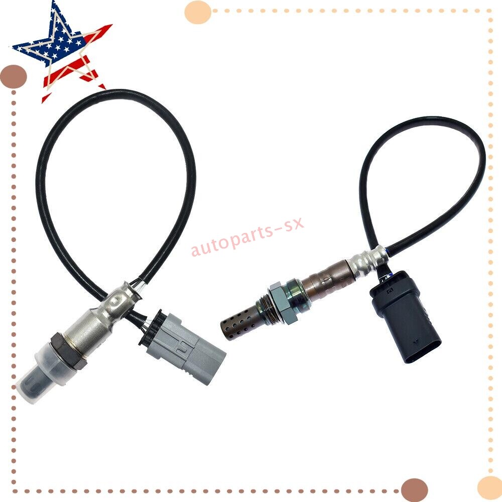 2pcs Oxygen Sensor Down+Upstream For Chevrolet Malibu Buick Regal GMC 2.0L 2.5L